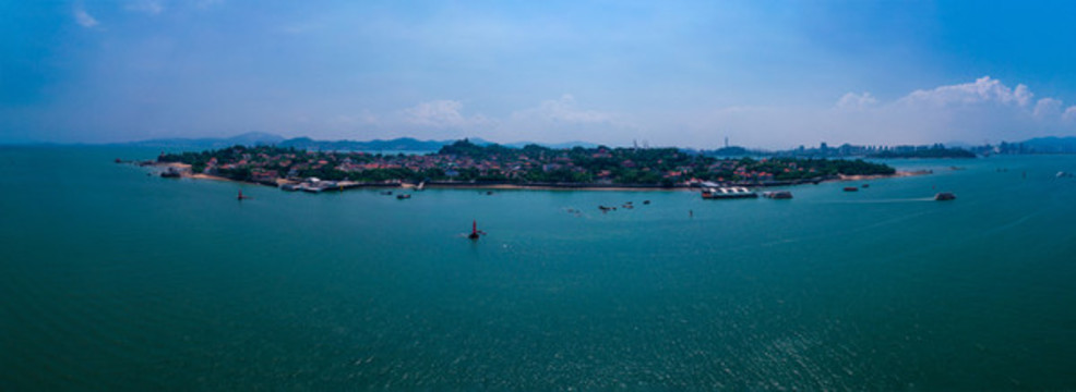 鼓浪嶼全景風(fēng)光航拍