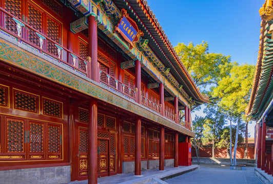 中國北京故宮博物院秋季風(fēng)光