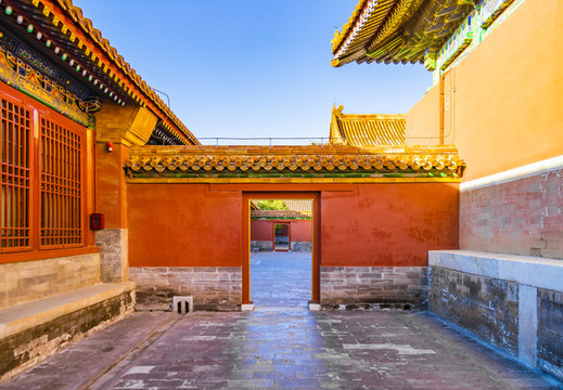 中國(guó)北京故宮博物院秋季風(fēng)光