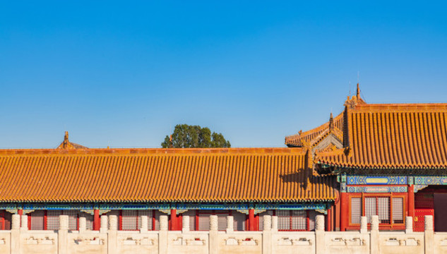 中國北京故宮博物院秋季風(fēng)光