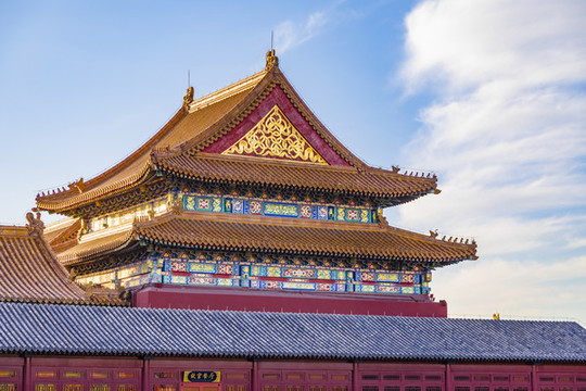 中國(guó)北京故宮博物院秋季風(fēng)光