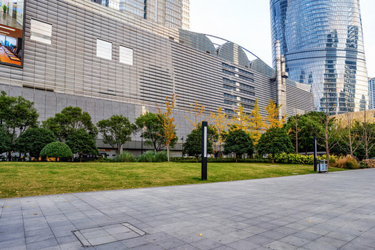 上海陸家嘴金融區(qū)街景