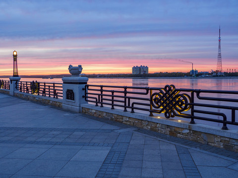 黑河城市風(fēng)光