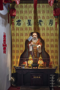 杭州老玉皇宮月老