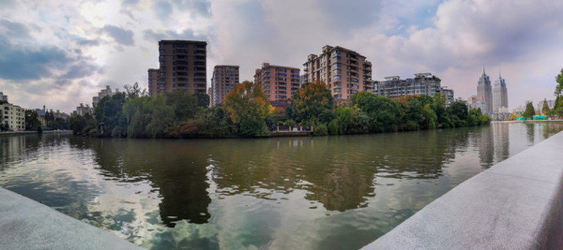 蘇州河沿岸城市風光