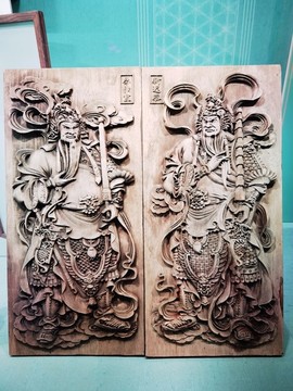 木雕門(mén)神