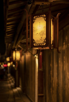 江南古鎮(zhèn)古典燈籠
