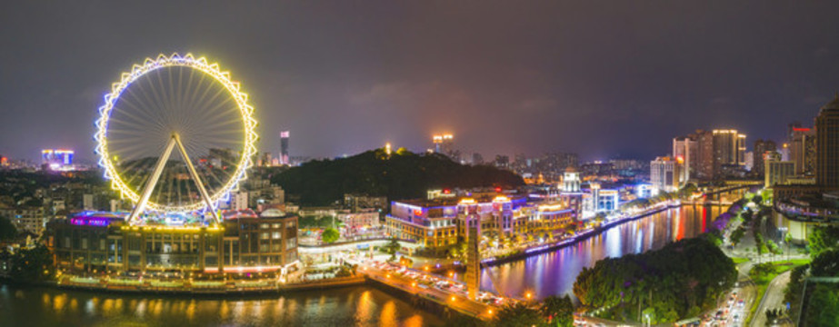 中山摩天輪夜景