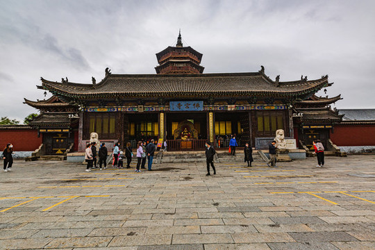 中國(guó)山西應(yīng)縣佛宮寺釋迦塔風(fēng)光
