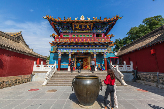 中國內(nèi)蒙古呼和浩特大召無量寺風(fēng)
