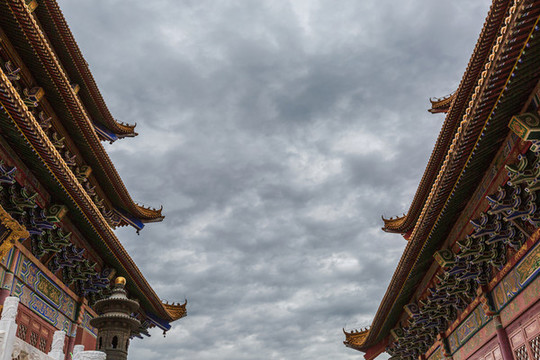 中國(guó)呼和浩特觀音寺風(fēng)光