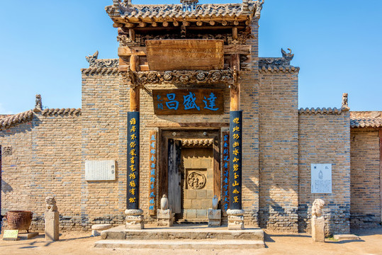 中國(guó)寧夏銀川鎮(zhèn)北堡西部影城清城