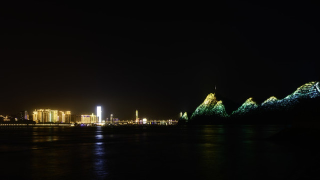 宜昌城市夜游景觀