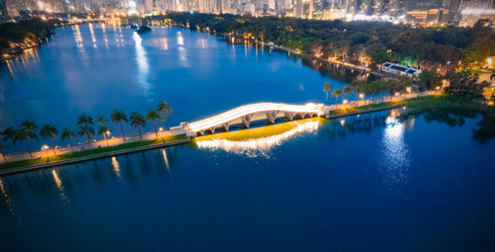 南寧市南湖公園風(fēng)光