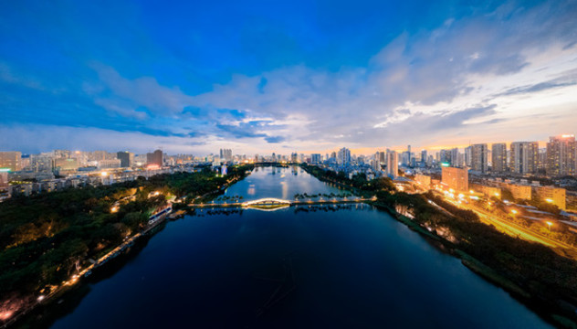 南寧市南湖公園風光
