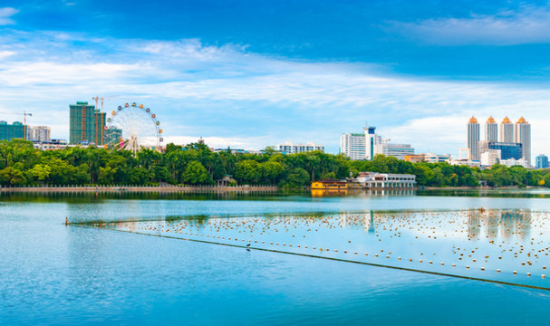 南寧市南湖公園風(fēng)光