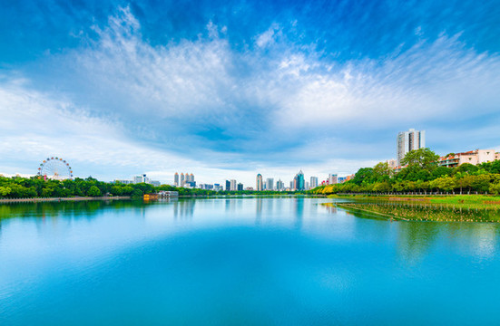 南寧市南湖公園風(fēng)光