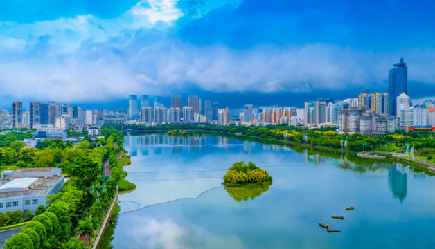 廣西南寧市南湖公園城市環(huán)境