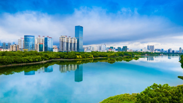 廣西南寧市南湖公園城市環(huán)境