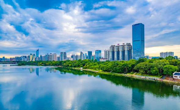 廣西南寧市南湖公園城市環(huán)境