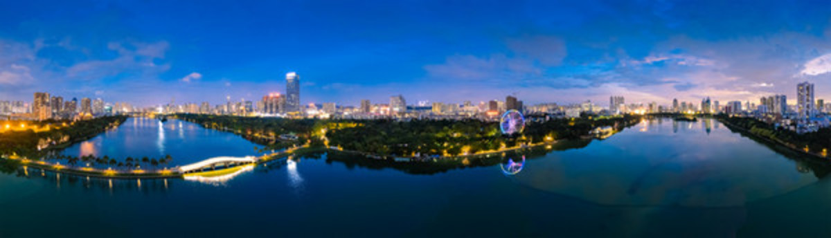 廣西南寧市南湖公園城市環(huán)境