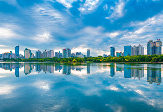 廣西南寧市南湖公園城市環(huán)境