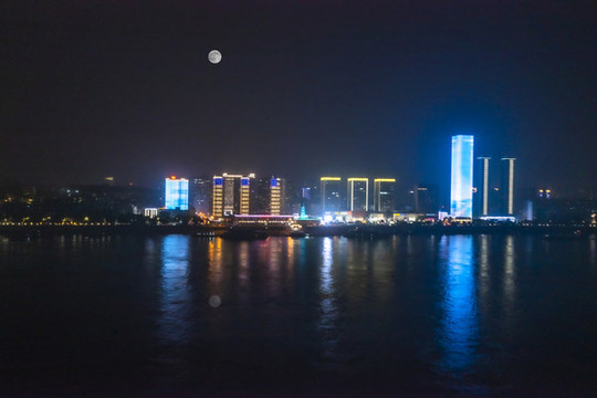 宜昌濱江公園夜景