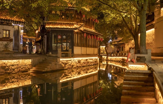 同里古鎮(zhèn)建筑夜景