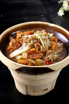 大白菜燒魚雜