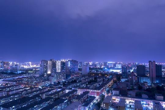 呼和浩特夜空