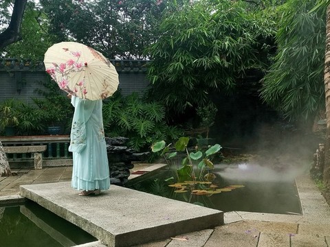 漢服花傘