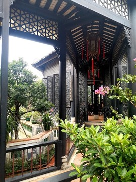 余蔭山房建筑長廊