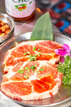 調(diào)味豬排肉