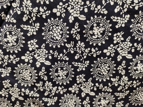 藍(lán)色碎花布