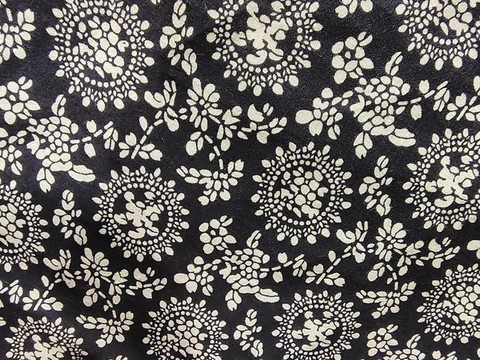 藍(lán)色印花布