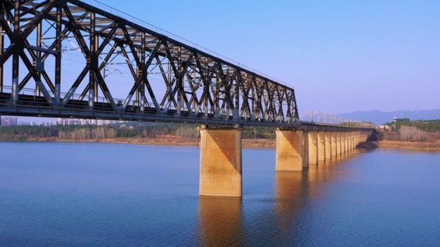 江西吉安贛江京九鐵路大橋