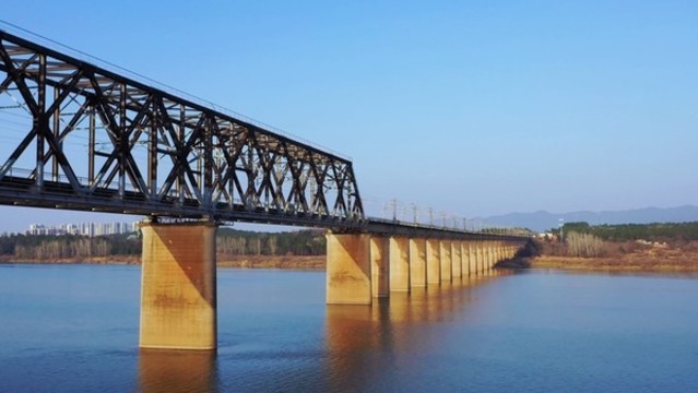 江西吉安贛江京九鐵路大橋