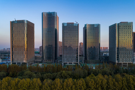 江蘇淮安缽池山公園城市風(fēng)光