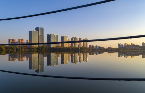江蘇淮安缽池山公園城市風(fēng)光
