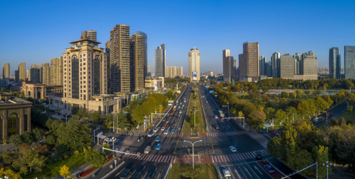 江蘇淮安缽池山公園城市風(fēng)光