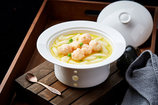 金湯煮蝦丸