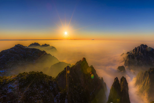 黃山日出