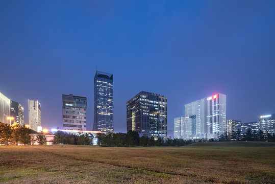 蘇州城市景觀夜色