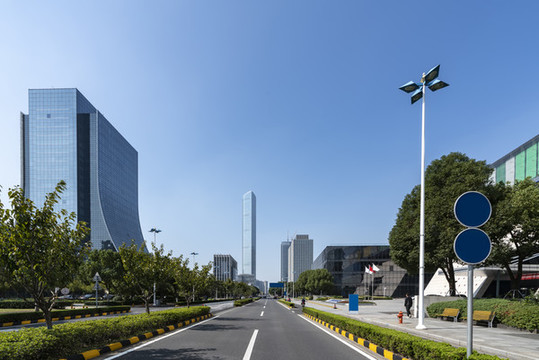 蘇州金融區(qū)城市街景