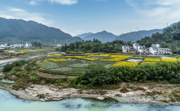 徽州鄉(xiāng)村田園風(fēng)光