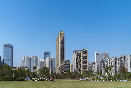 城市現(xiàn)代建筑街景