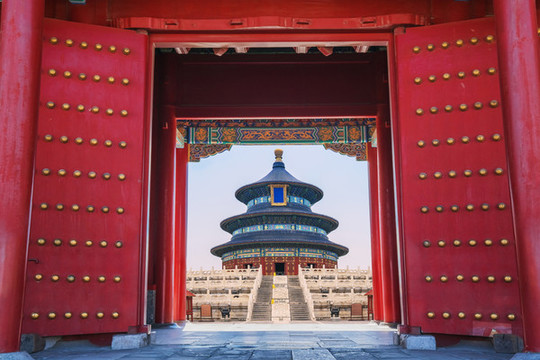 北京故宮著名古建筑群和旅游風光