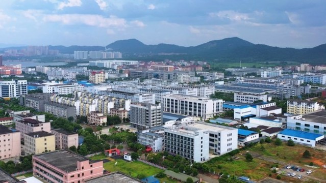 航拍吉安縣工業(yè)園區(qū)西區(qū)廠房