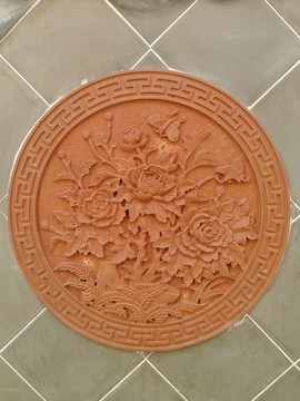 紅色磚雕