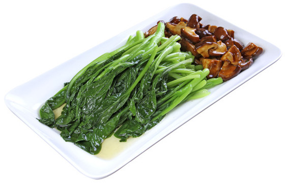 碧綠菜膽扒香菇